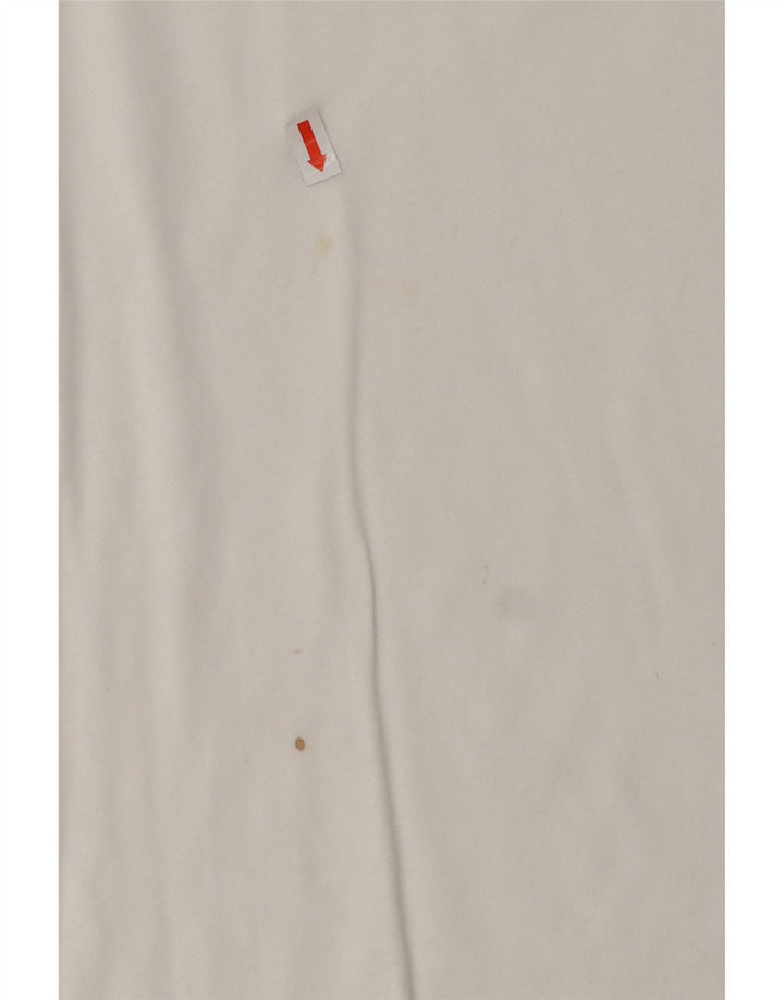 LEVI'S Camiseta gráfica para mujer Top UK 12 Medium White