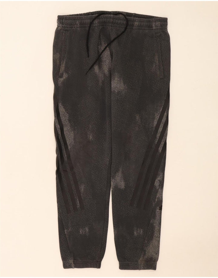ADIDAS Hombre Chándal Pantalones Joggers Grande Gris Camuflaje Poliéster