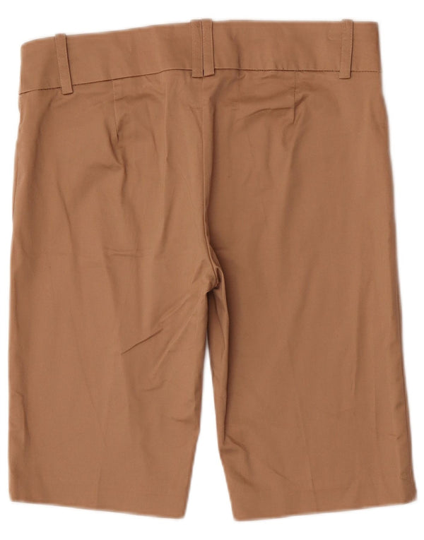Zara Pantalones Cortos Casuales Para Mujer EU 40 Medium W30 Algodón Marrón