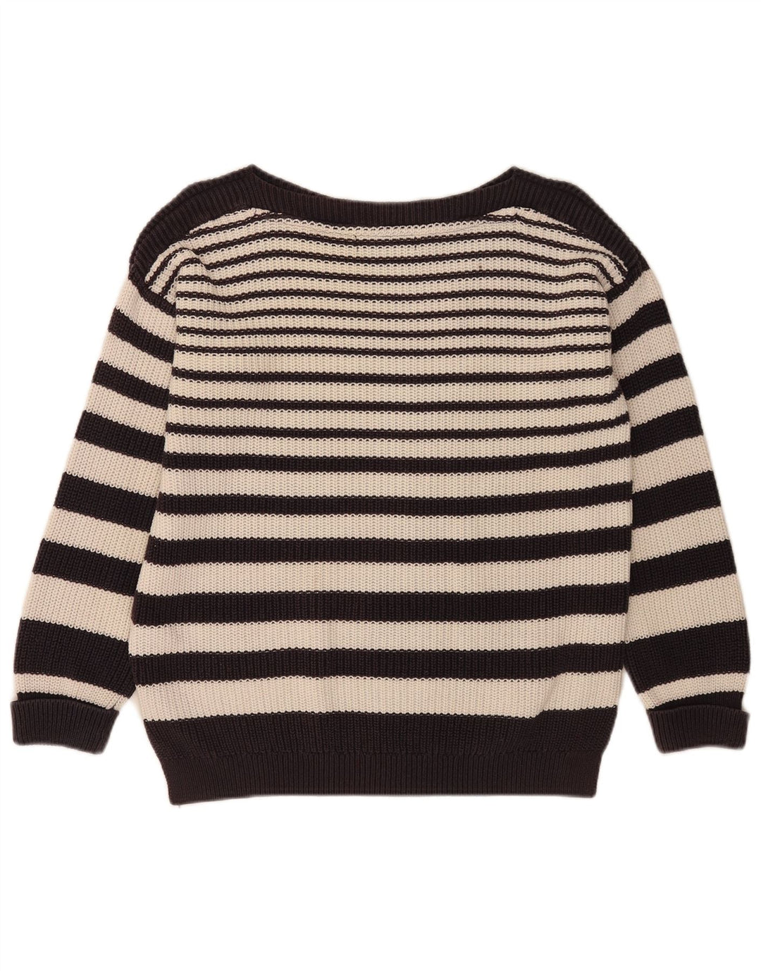 Marks & Spencer Jersey con cuello barco para mujer, talla 44, talla mediana, azul marino