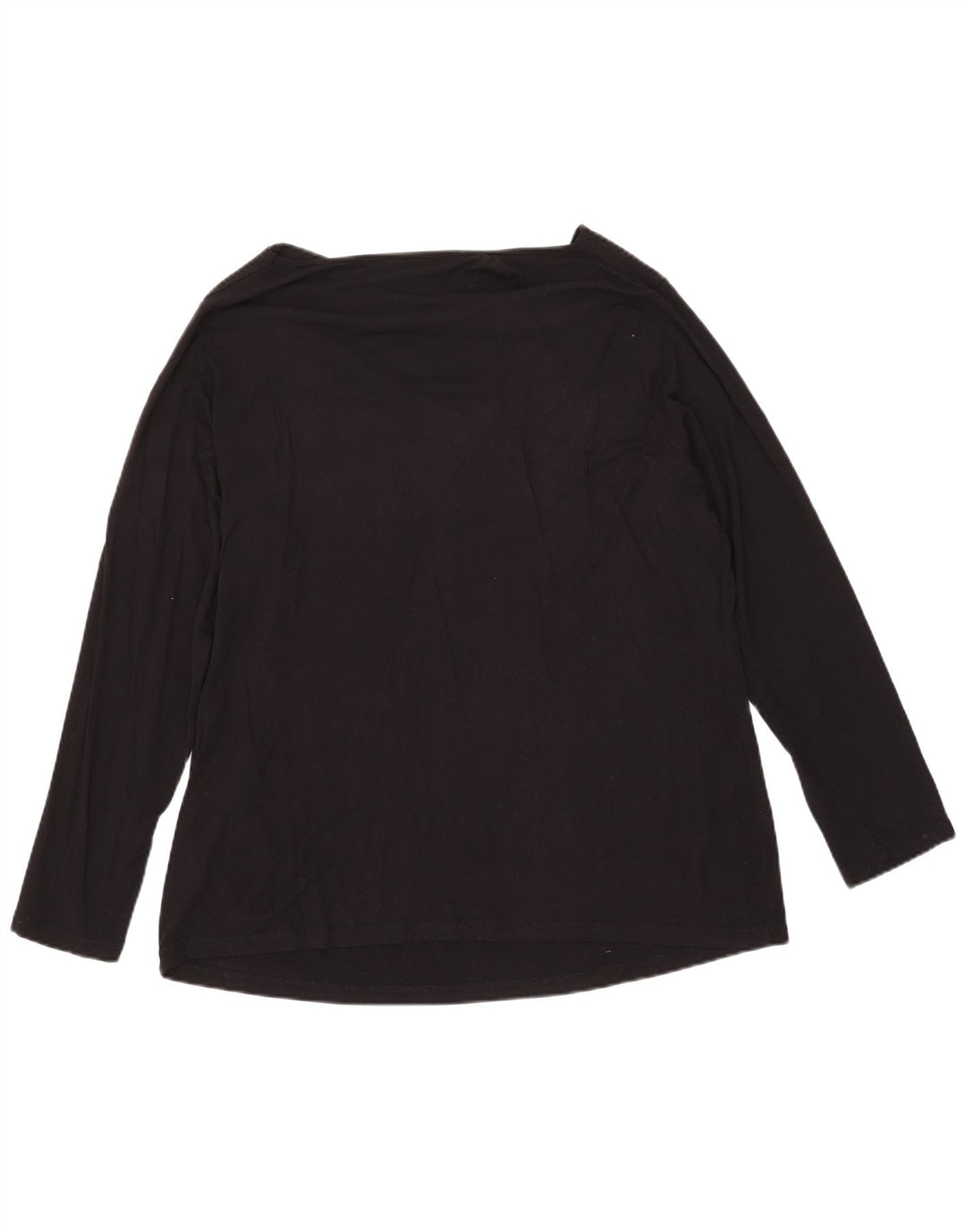 Perte by Krizia Top con estampado abstracto para mujer, manga larga, UK 40 XL, negro