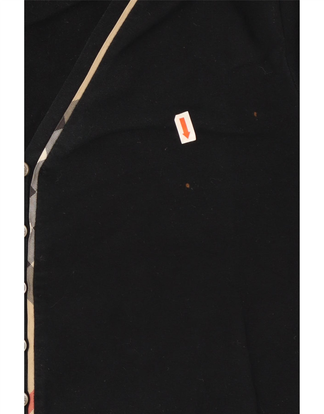 Burberry Top para mujer manga 3/4 Reino Unido 44 Grande Negro