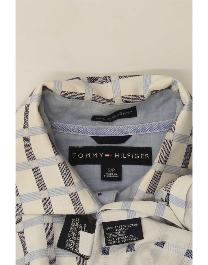 Camisa Tommy Hilfiger Hombre Small White Check Cotton