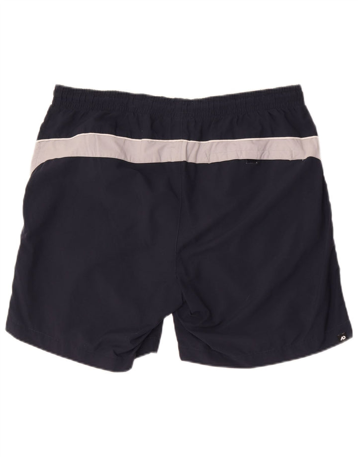 Nike - Bañador para hombre (talla grande), color azul marino, nailon color block