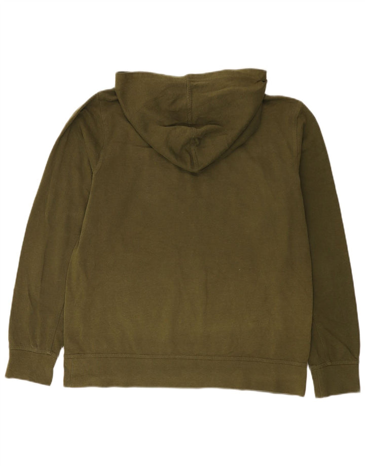Hurley Hombre Sudadera Con Capucha Gráfica Jersey De Algodón Caqui Medio