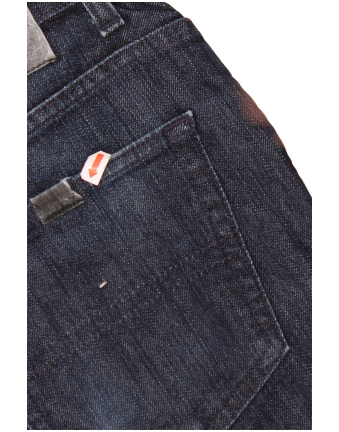 TRUSSARDI Vaqueros rectos para hombre W33 L31 Azul marino