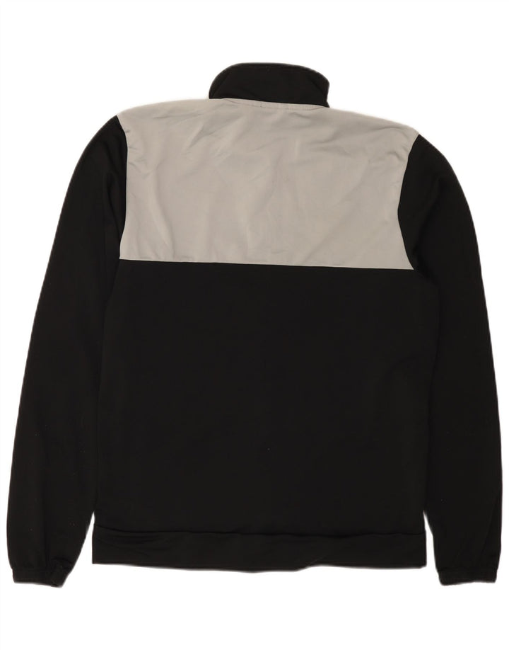 Adidas - Chaqueta de chándal para hombre, talla 40/42, poliéster negro mediano