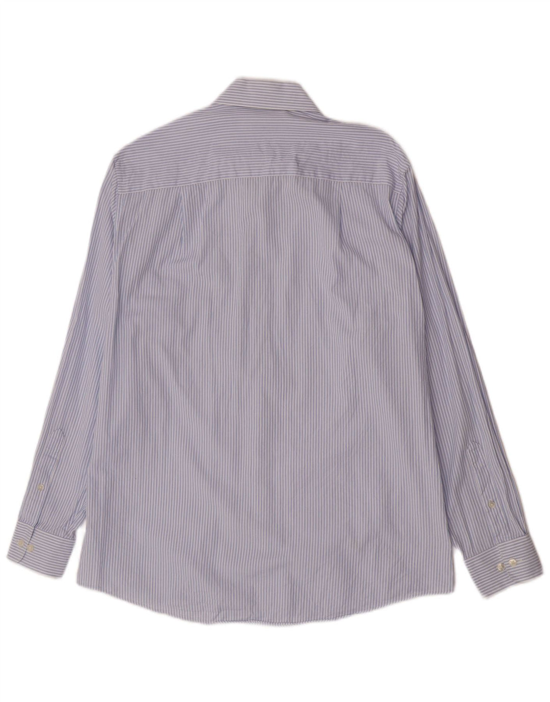 Camisa Calvin Klein para hombre talla 15 1/2 algodón a rayas azul mediano