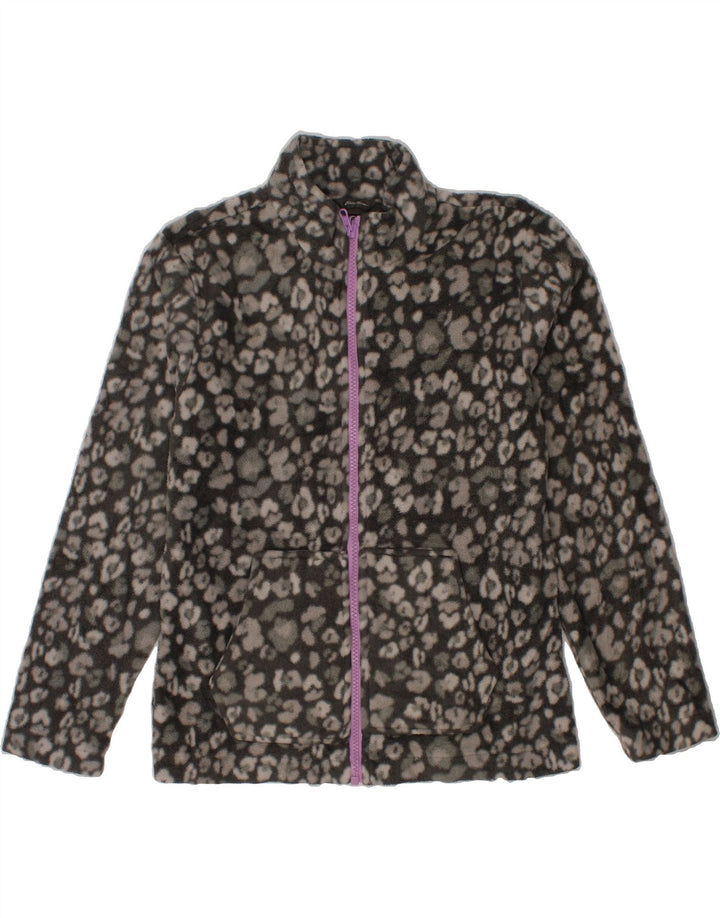 EDDIE BAUER Girls Fleece Jacket 10-11 Years Medium  Grey Modern Vintage Eddie Bauer and Second-Hand Eddie Bauer from Messina Hembry 