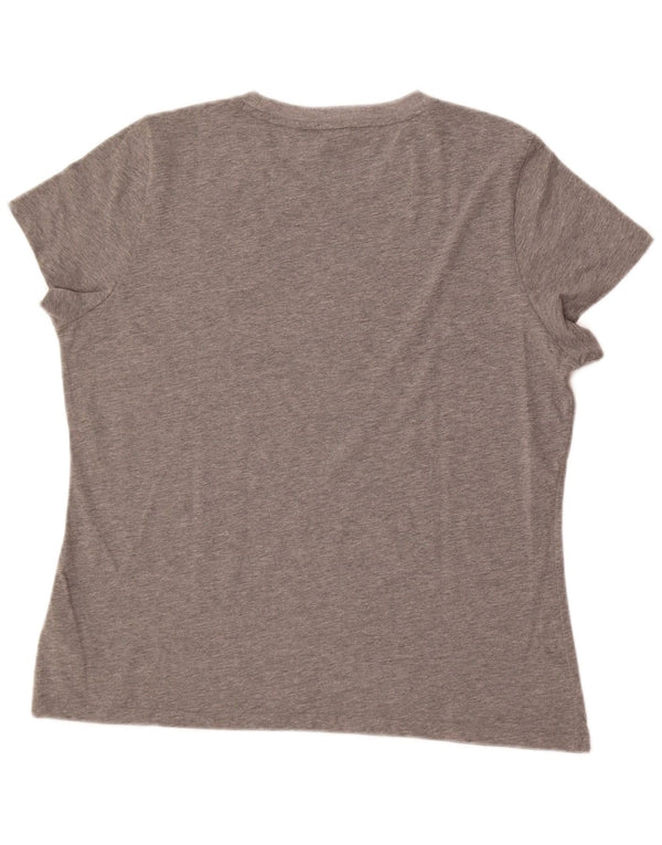 Puma - Camiseta gráfica para mujer, talla 40, XL, algodón gris