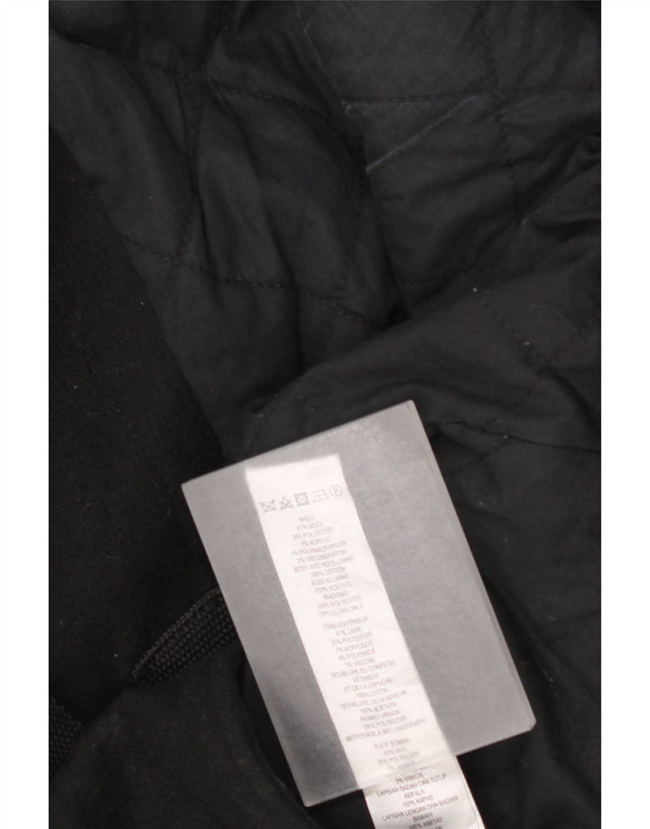 French Connection Chaquetón para hombre UK 40 Large Lana negra
