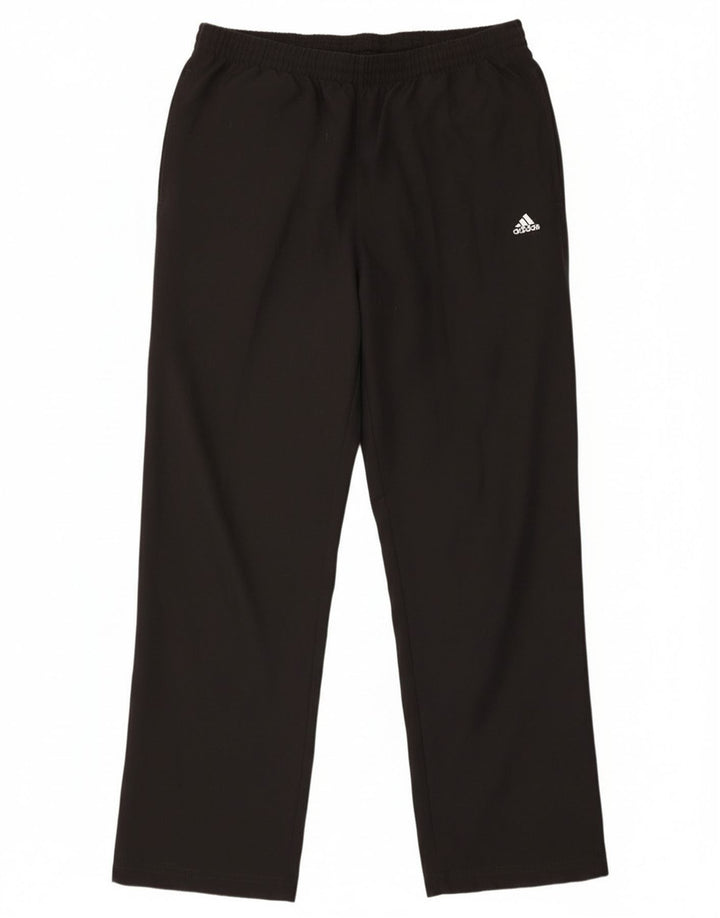 Adidas Mens Climalite Chándal Pantalones Grande Negro Poliéster