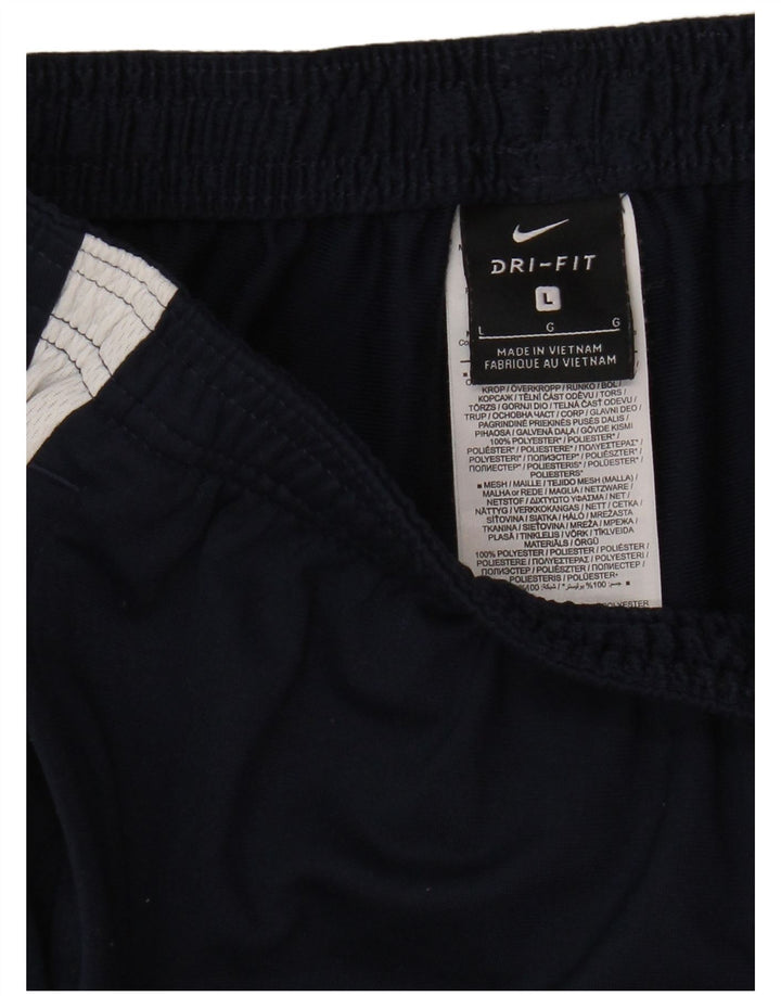 Nike - Pantalones de chándal Dri Fit para hombre, tamaño grande, color azul marino, poliéster