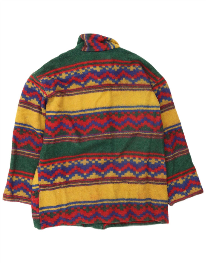 Akah Tex Abrigo cortavientos para hombre UK 39/40 Mediano Multicolor Geométrico