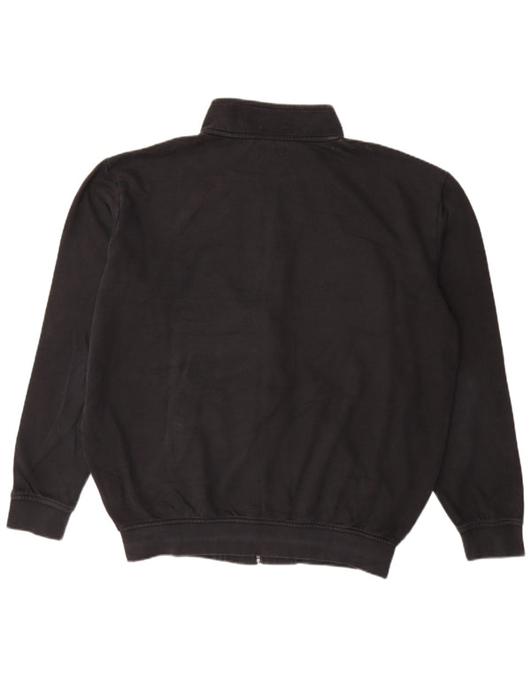 Kappa Hombre Chándal Top Chaqueta 2XL Negro Algodón