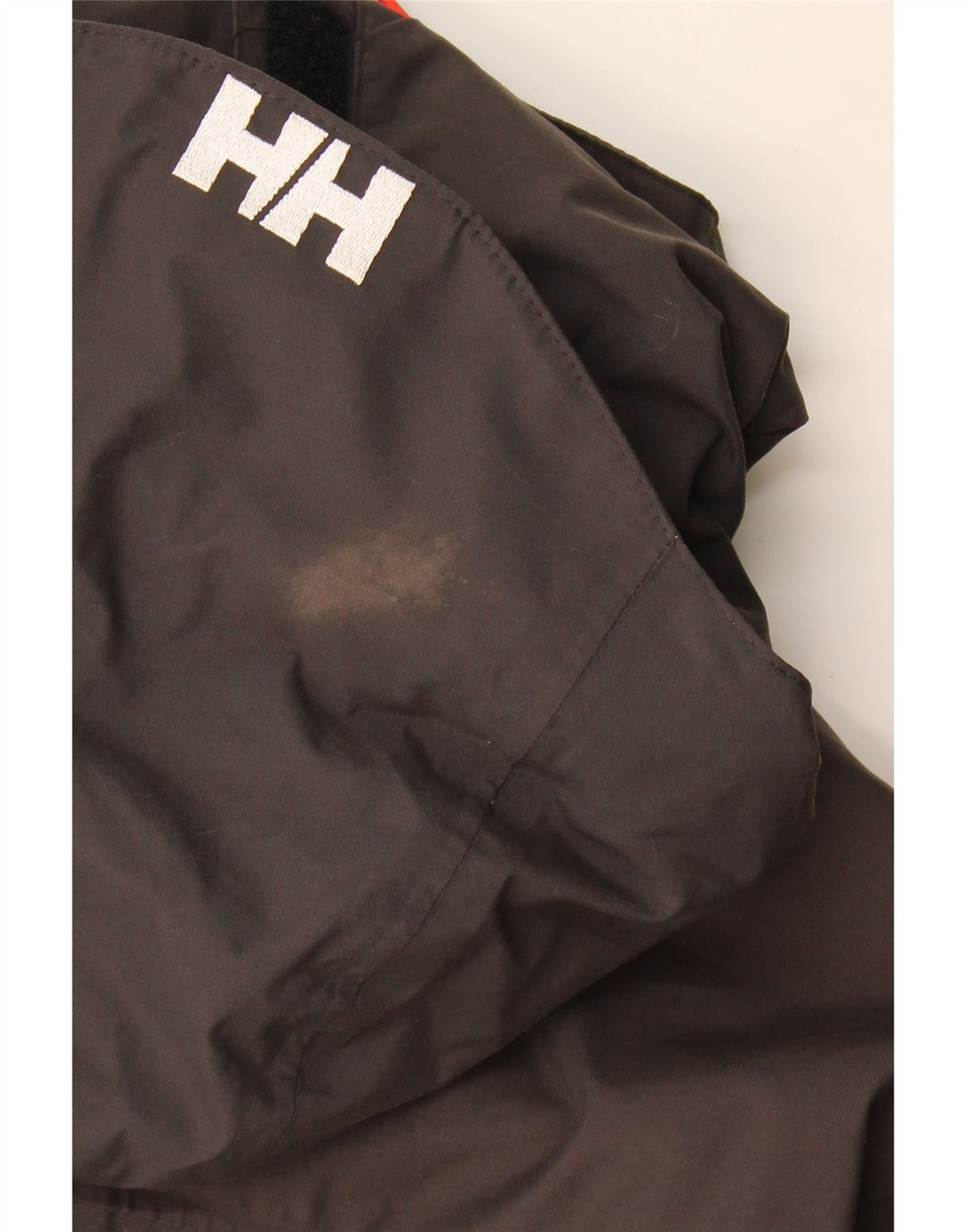 Helly Hansen Chaqueta cortavientos con capucha para hombre UK 36 Small Grey Colourblock