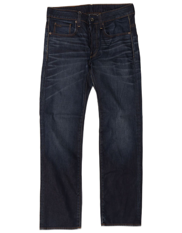 Vaqueros rectos G-Star 3301 para hombre W30 L32 Algodón azul