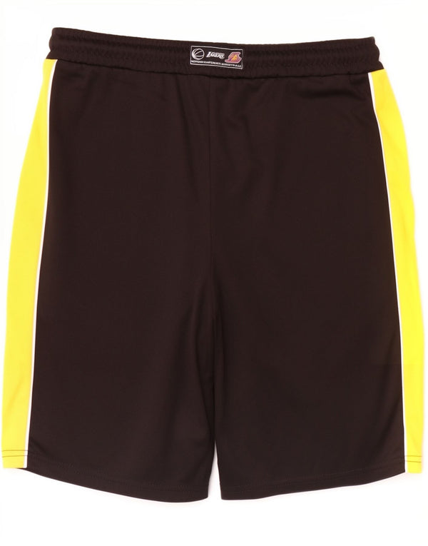 Pantalones cortos deportivos NBA Lakers para niño 12-13 años Negro Colorblock Poliéster Deportes