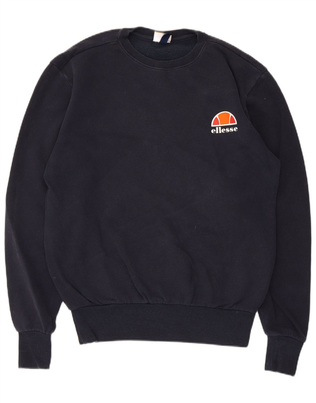 Ellesse Hombre Sudadera Jumper Small Azul Marino Algodón