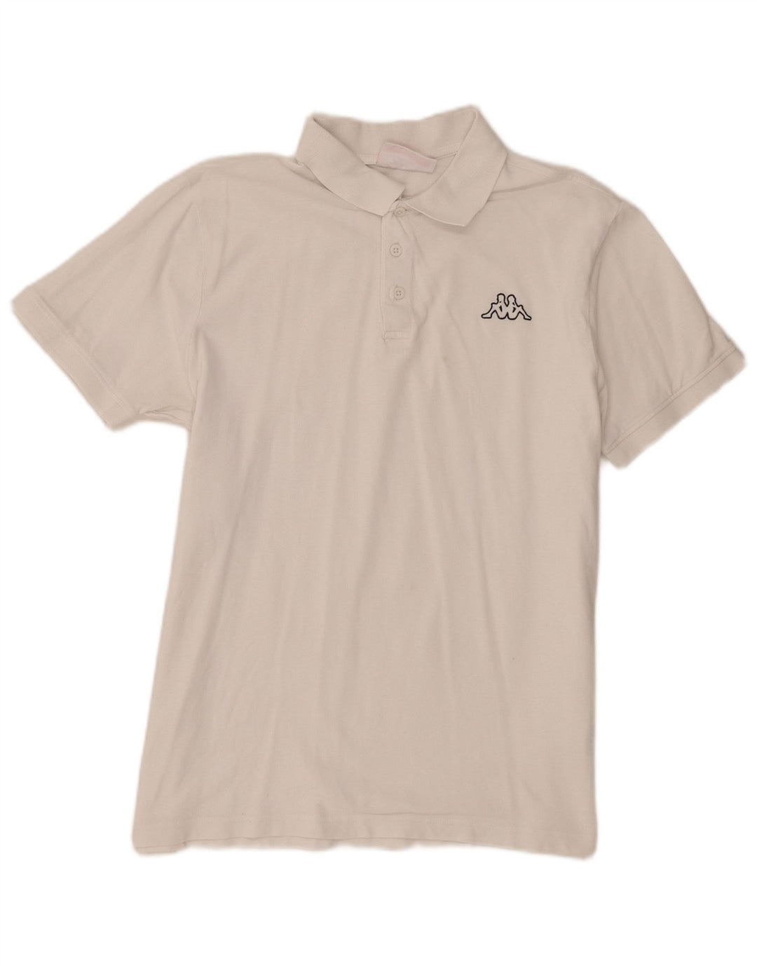 Kappa Polo Hombre Grande Blanco Algodón