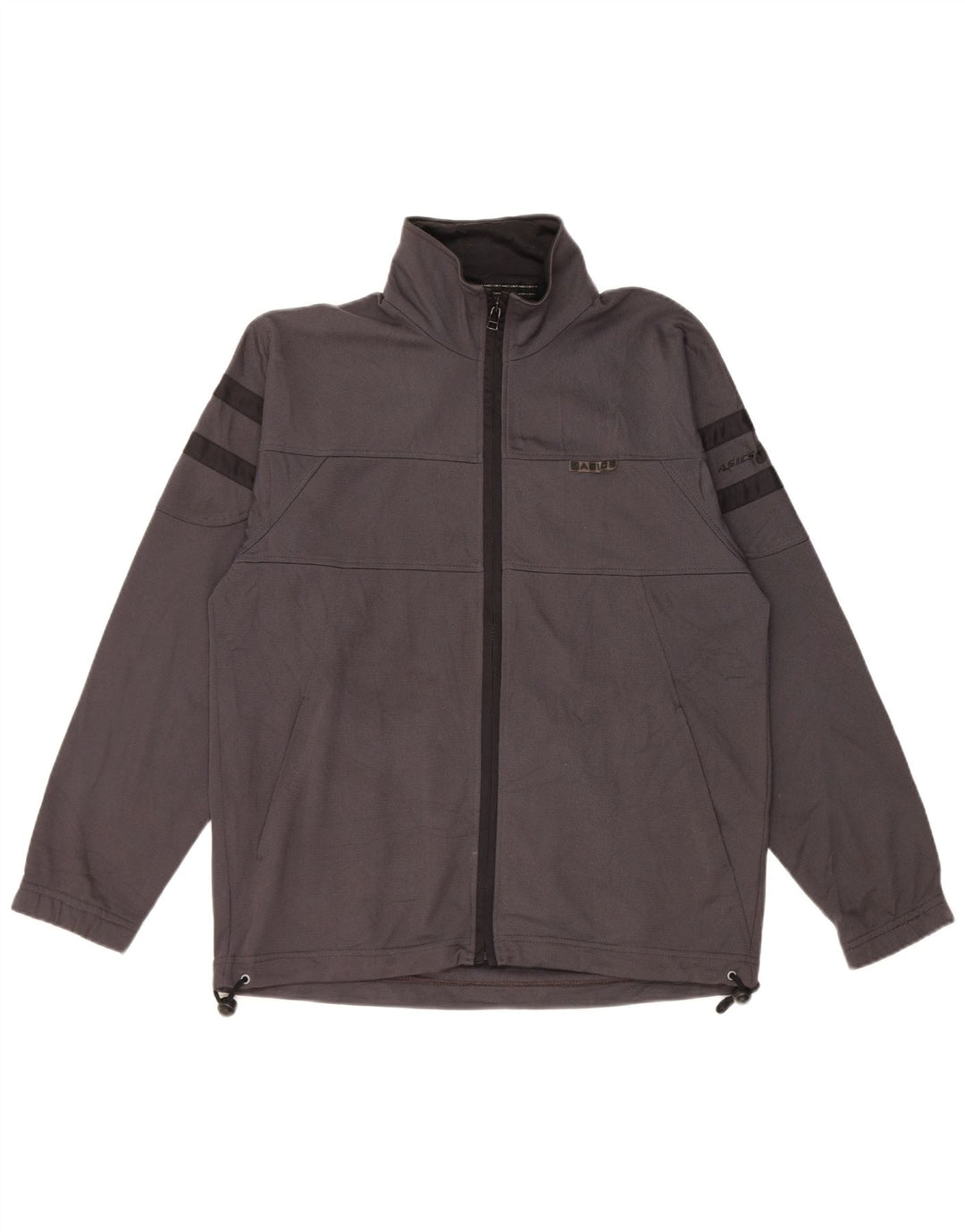 ASICS Chaqueta de chándal holgada para hombre XS Gris Poliéster