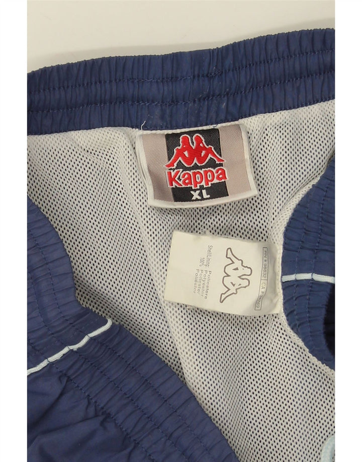 KAPPA Pantalones cortos deportivos para hombre XL Azul Poliéster