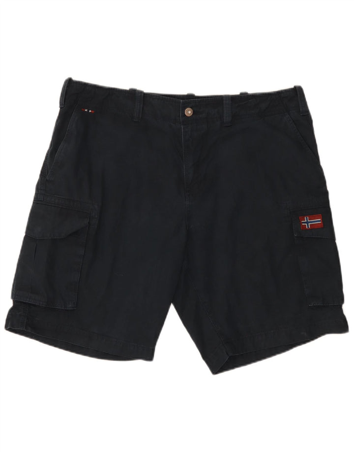 Napapijri Shorts cargo para hombre W36 Large Azul marino Algodón
