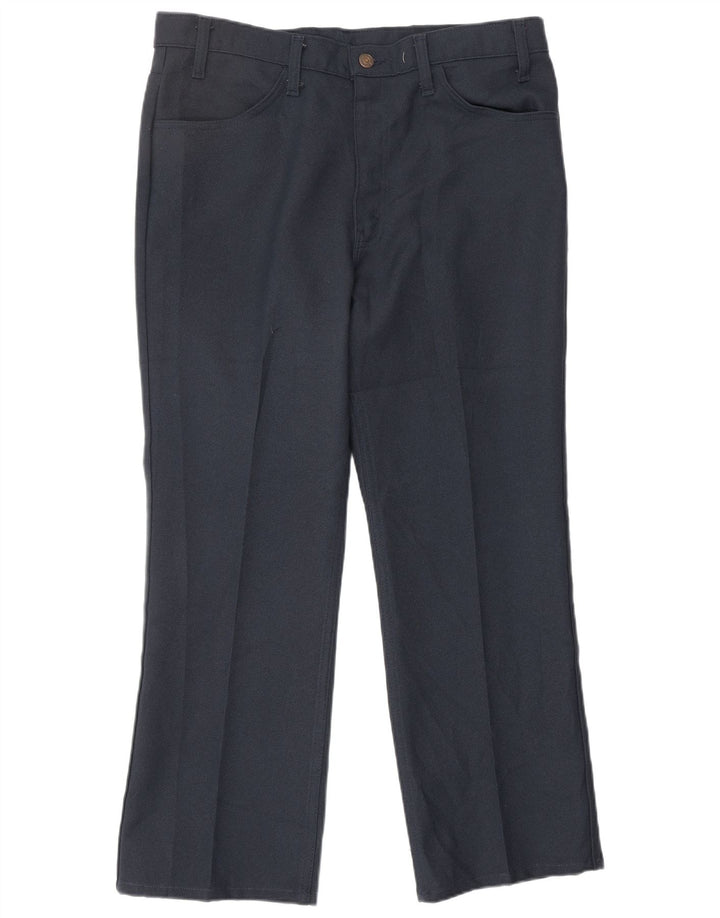 LEVI'S Pantalones casuales rectos para hombre W36 L30 Poliéster azul marino