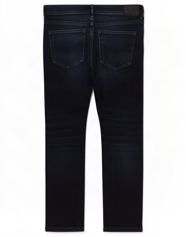 Diesel Hombre Buster Regular Slim Tapered Jeans W30 L27 Algodón Azul Marino