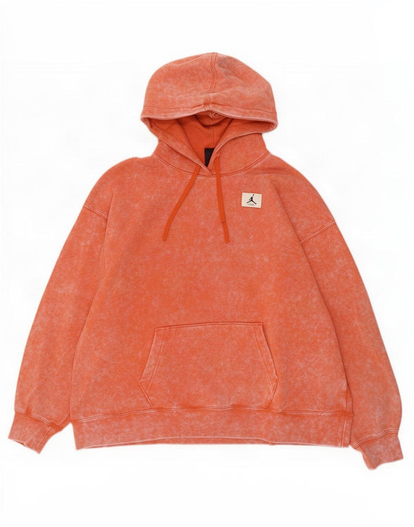 Jordan Hombre Sudadera con Capucha Extragrande Jersey Pequeño Naranja Tie Dye Algodón