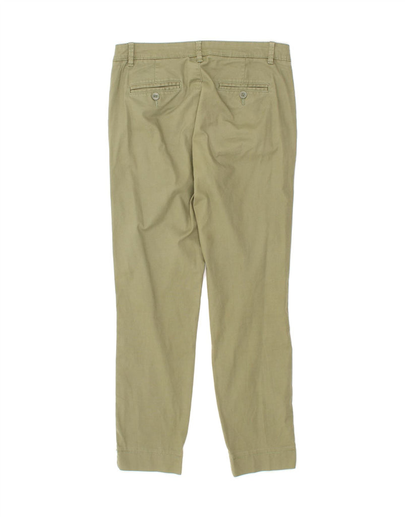 BENETTON Womens Slim Chino Trousers W32 L38  Green Vintage Benetton and Second-Hand Benetton from Messina Hembry 