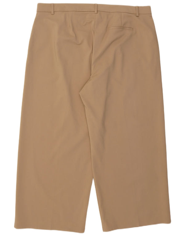 Marks & Spencer Pantalones chinos de cintura alta para mujer UK 24 4XL W44 L28 Beige
