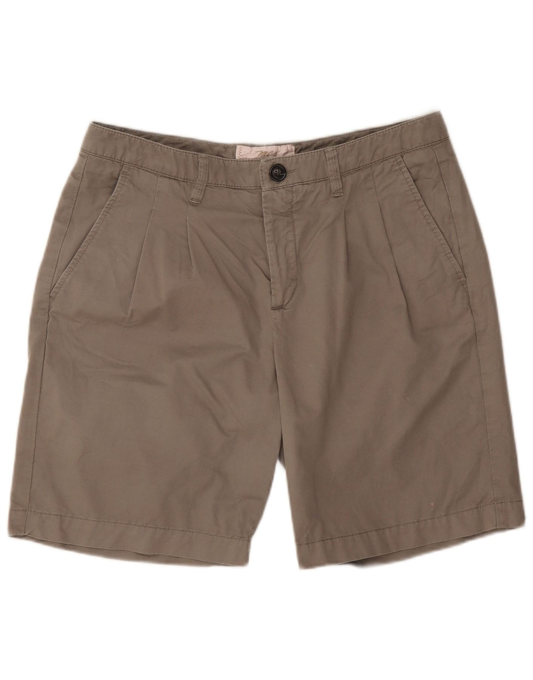 Marlboro Classics Pantalones cortos chinos pegados para mujer IT 42 Medium W34 Gris