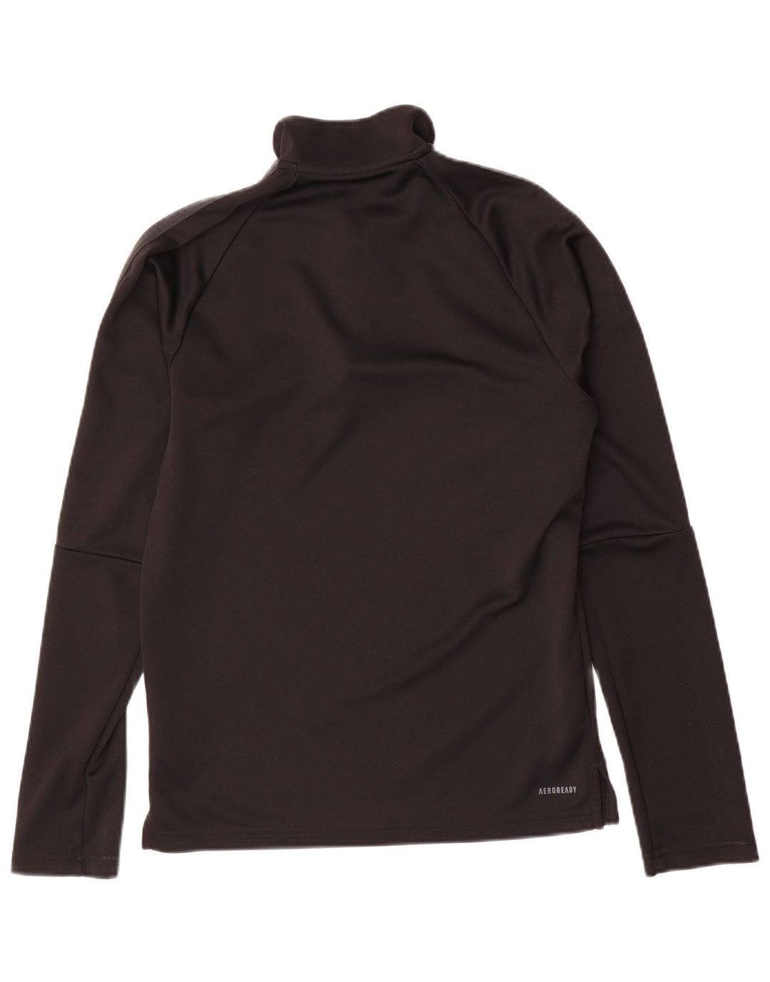 ADIDAS Hombre Aeroready Zip Neck Jersey Chándal Top Pequeño Negro