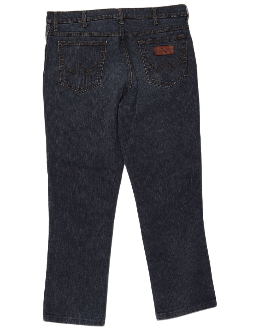 WRANGLER Vaqueros rectos elásticos Texas para hombre W38 L30 Algodón azul marino