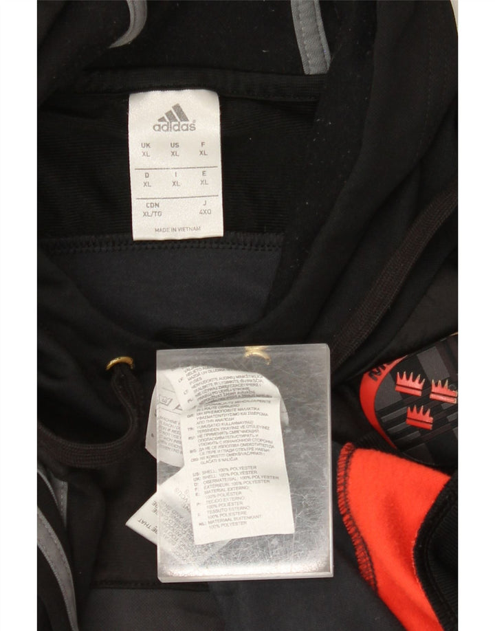 ADIDAS Hombre Munster Rugby Sudadera con capucha Jumper XL Gris Colorblock Poliéster