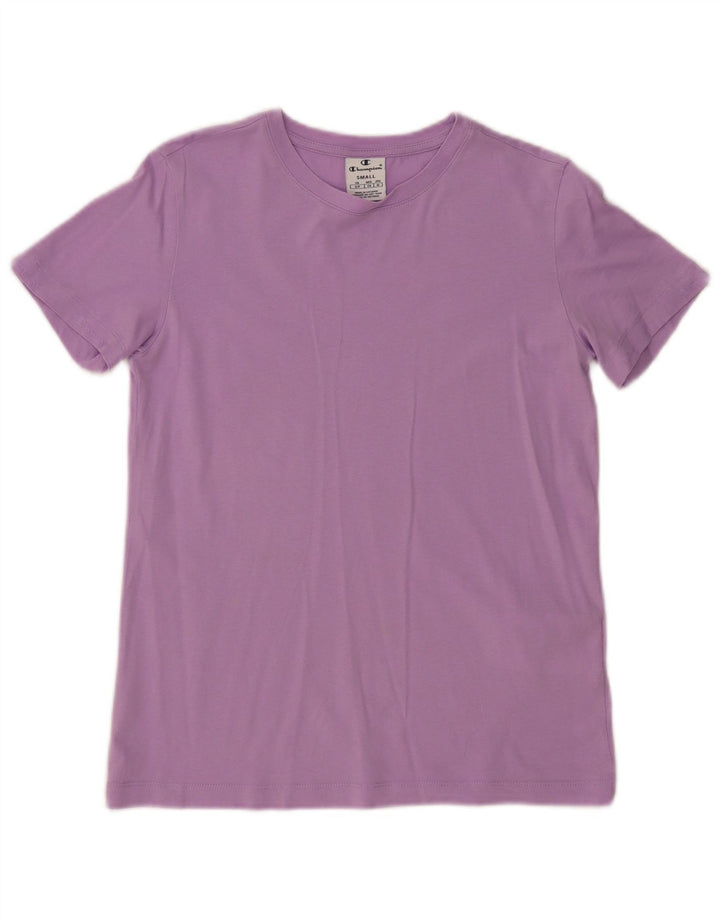 CHAMPION Camiseta para mujer Top UK 10 Small Purple Cotton