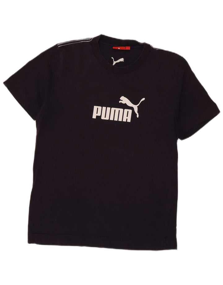 Camiseta Puma Hombre Graphic Top Medium Azul Marino Algodón