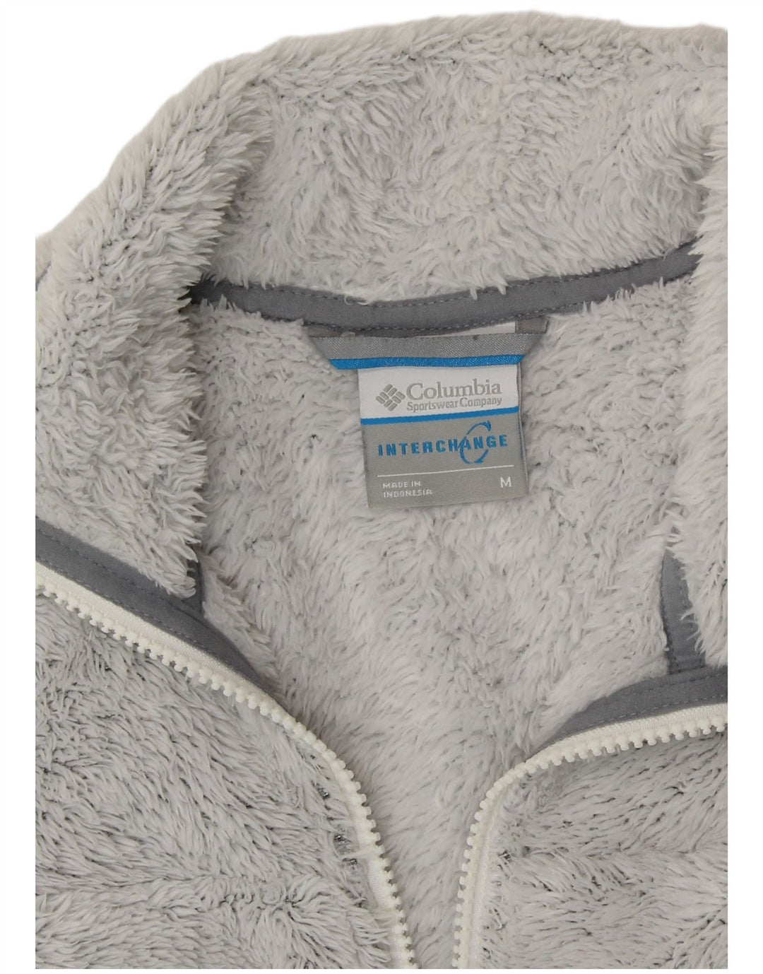 COLUMBIA Chaqueta polar intercambiable para mujer UK 44 Gris medio Colorblock