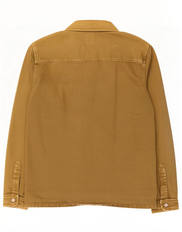 Zara Hombre Chaqueta Utilitaria De Ajuste Relajado UK 42 XL Caqui