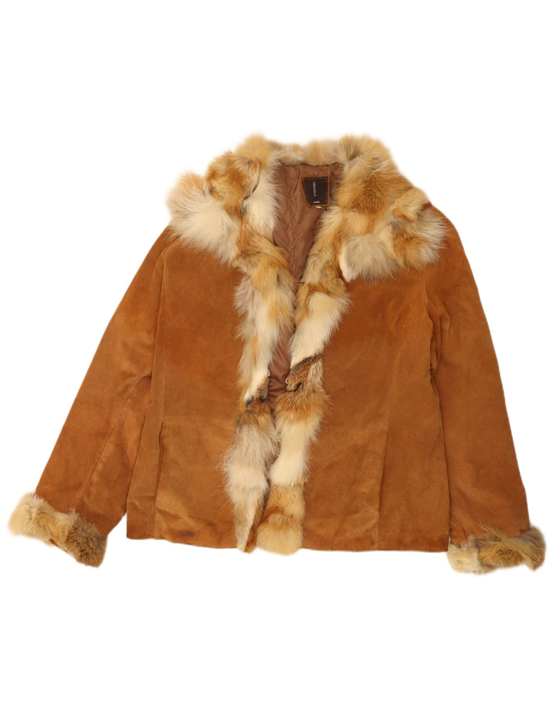 Conbipel Chaqueta De Ante Mujer IT 48 XL Cuero Beige