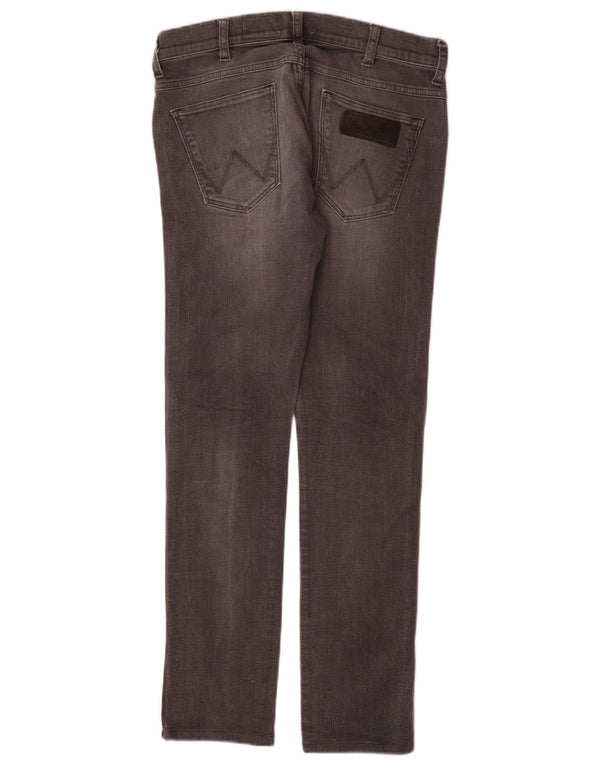 Vaqueros Wrangler Mujer Slim W30 L31 Algodón Gris