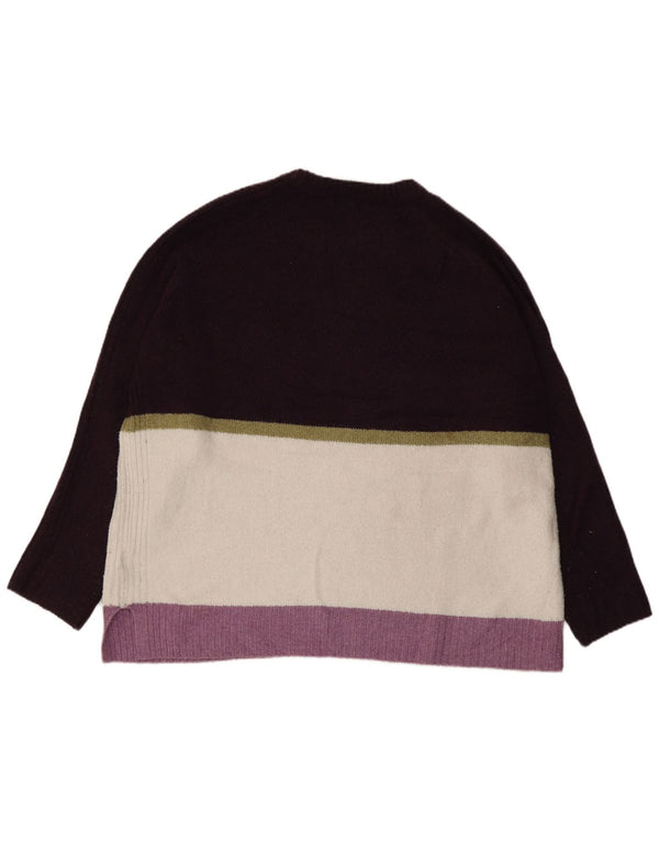 Marks & Spencer Jersey de Cuello Redondo para Mujer UK 40 XL Color Púrpura