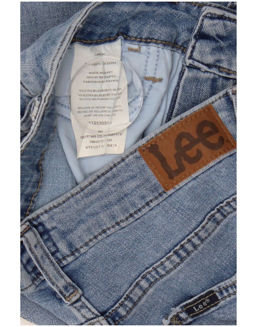 LEE Capri Jeans para Mujer US 8 Medium W32 L22 Algodón Azul