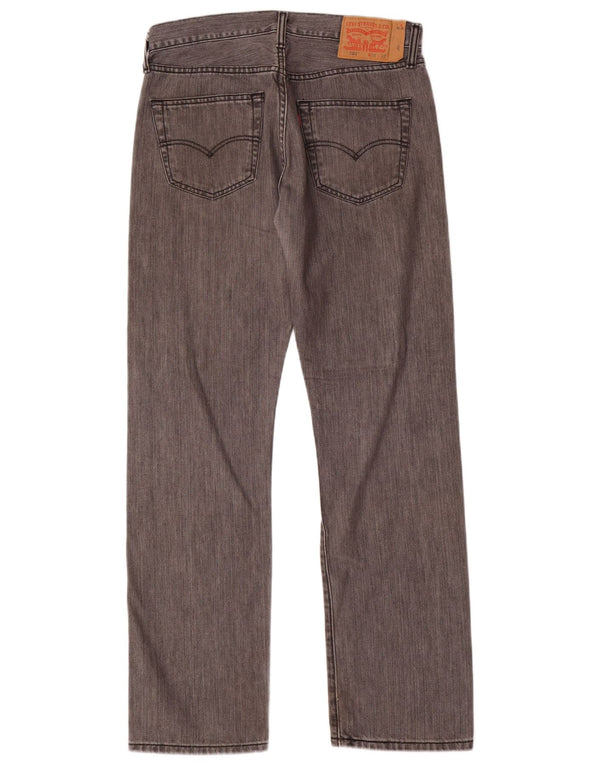 Levi's Vaqueros rectos 501 para hombre W32 L32 Algodón gris