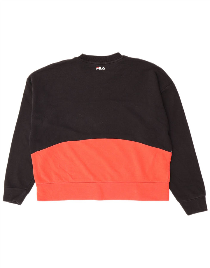 Fila Hombre Graphic Sudadera Jumper Small Multicolor Colorblock