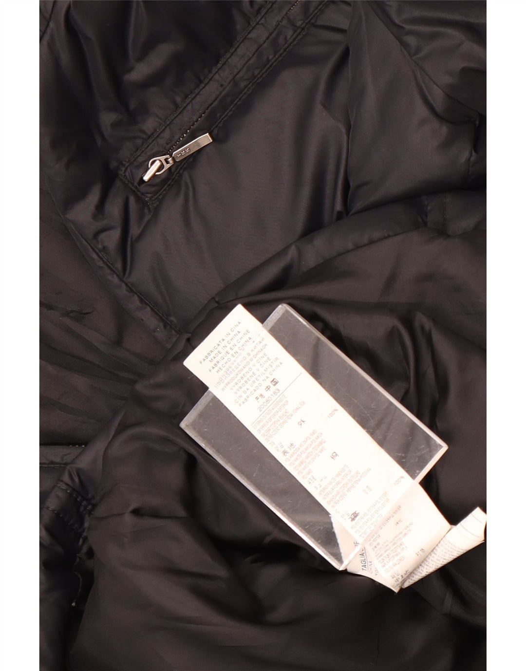 Sisley Chaqueta Acolchada Mujer IT 40 Small Poliamida Negra