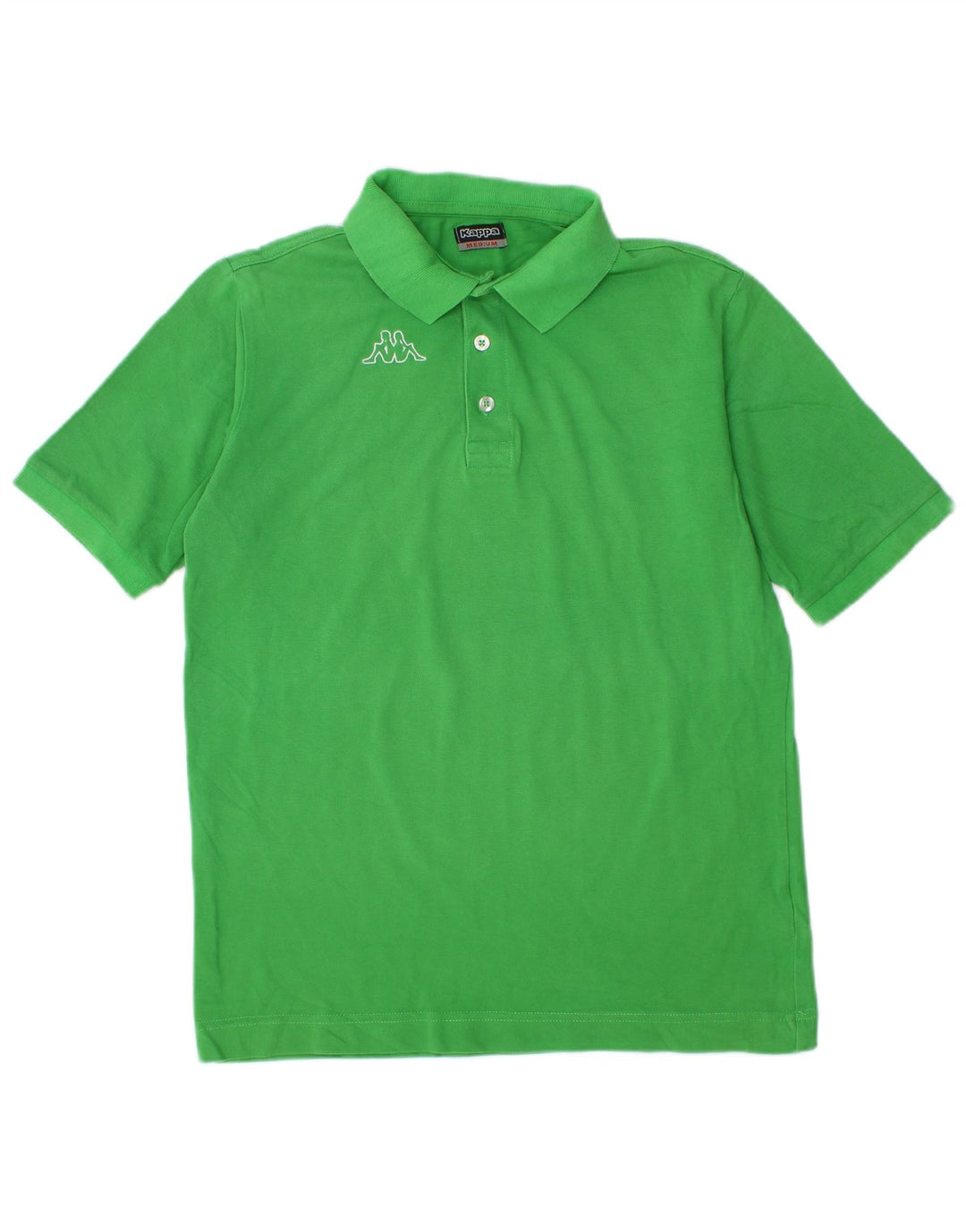 KAPPA Polo Hombre Algodón Verde Medio