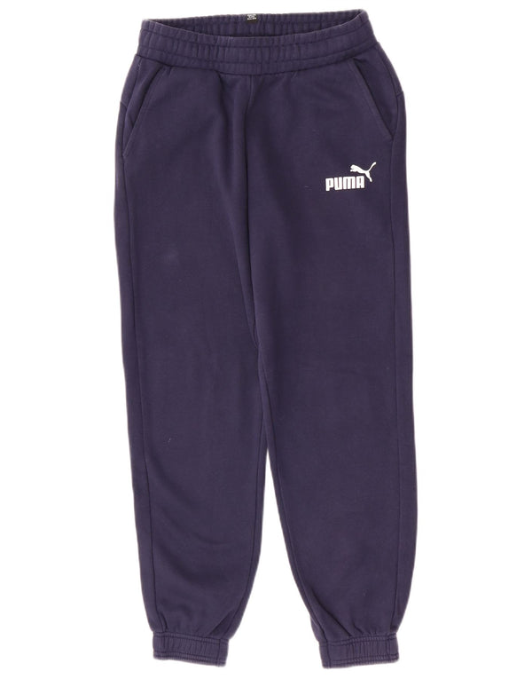 Puma Pantalones de Chándal para niño Joggers 13-14 años Azul Marino Algodón