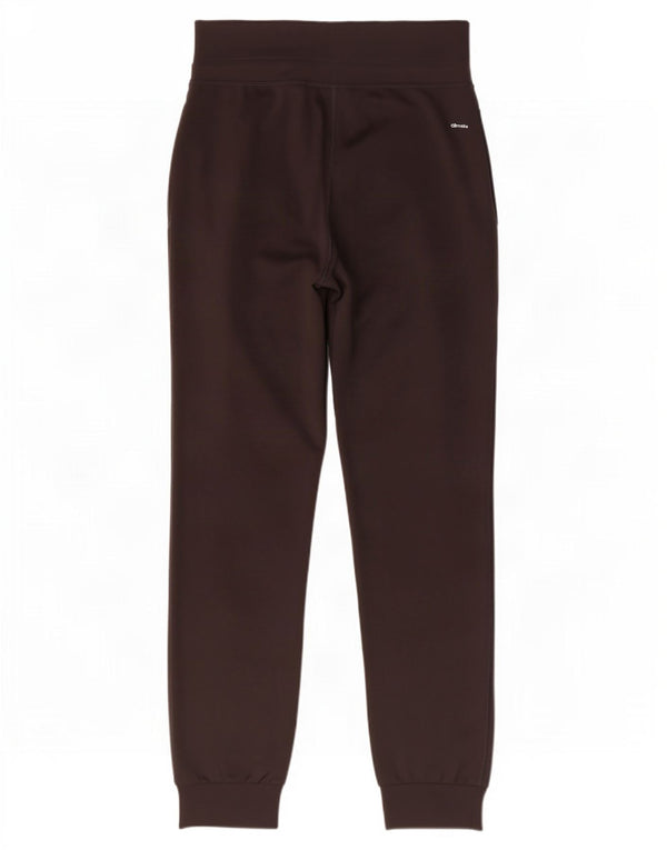 Adidas Mujer Climalite Chándal Pantalones Joggers UK 8/10 Small Negro